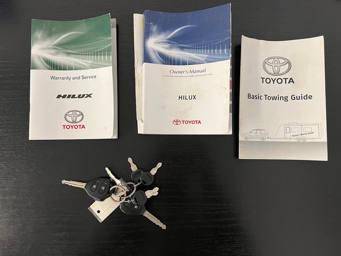 2013 Toyota Hilux SR5 KUN26R MY12 4X4 Charcoal Grey