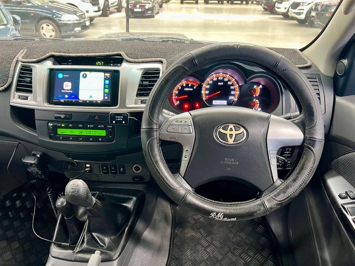 2013 Toyota Hilux SR5 KUN26R MY12 4X4 Charcoal Grey