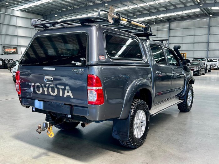 2013 Toyota Hilux SR5 KUN26R MY12 4X4 Charcoal Grey