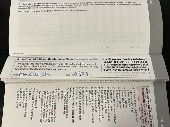 2013 Toyota Hilux SR5 KUN26R MY12 4X4 Charcoal Grey