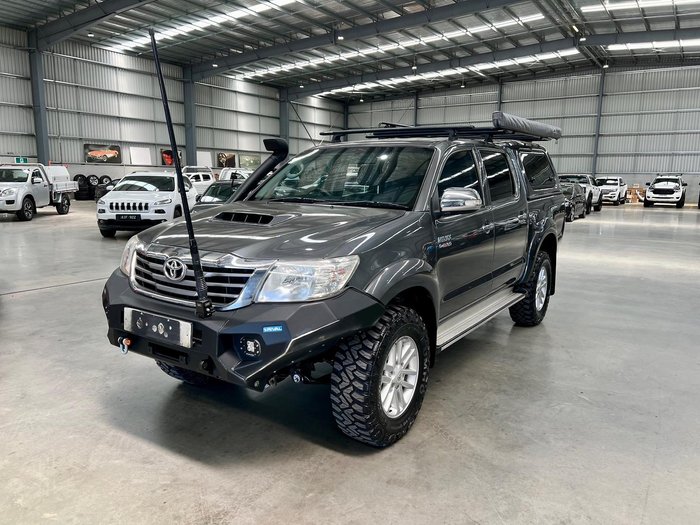 2013 Toyota Hilux SR5 KUN26R MY12 4X4 Charcoal Grey