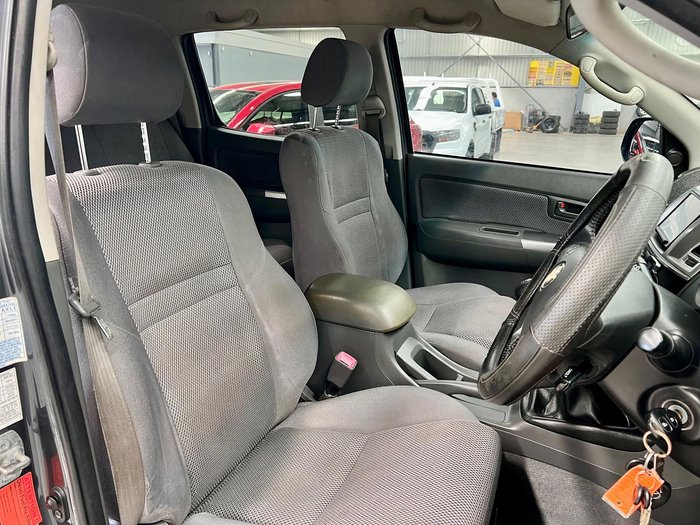 2013 Toyota Hilux SR5 KUN26R MY12 4X4 Charcoal Grey