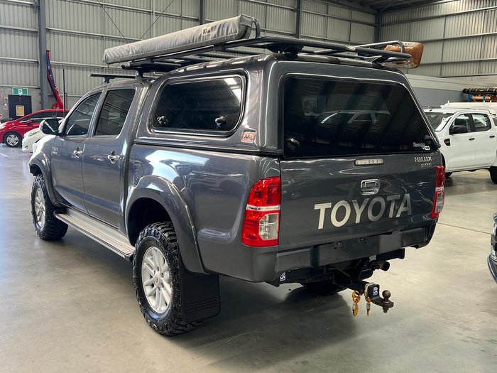 2013 Toyota Hilux SR5 KUN26R MY12 4X4 Charcoal Grey