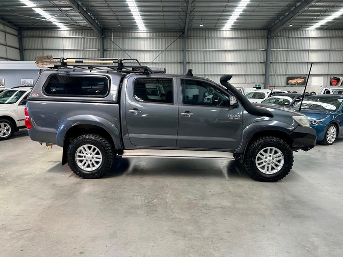 2013 Toyota Hilux SR5 KUN26R MY12 4X4 Charcoal Grey