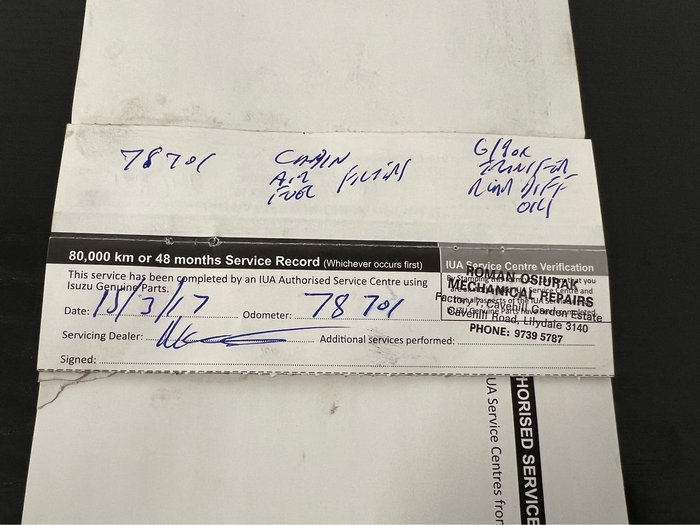 2013 Isuzu D-MAX SX MY12 4X4 Dual Range Splash White