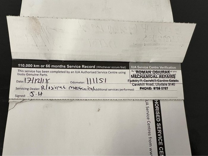 2013 Isuzu D-MAX SX MY12 4X4 Dual Range Splash White