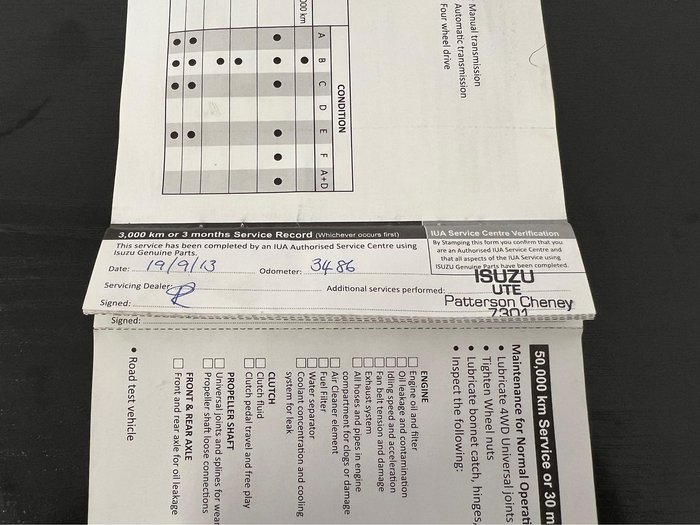 2013 Isuzu D-MAX SX MY12 4X4 Dual Range Splash White