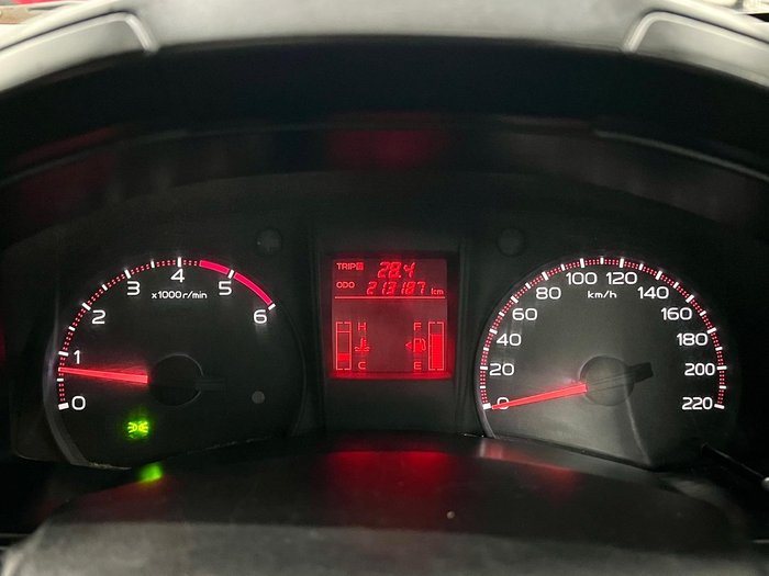 2013 Isuzu D-MAX SX MY12 4X4 Dual Range Splash White