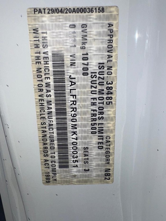 2021 Isuzu F Series FRR107-210