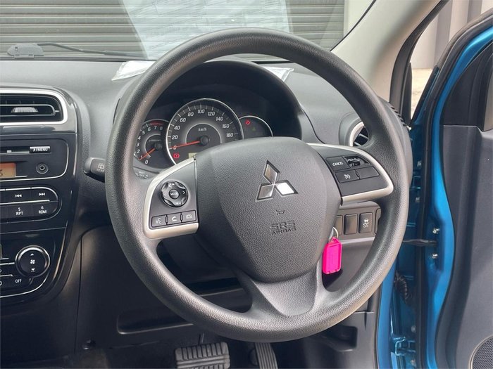 2016 Mitsubishi Mirage LS LA MY16 Cyber Blue