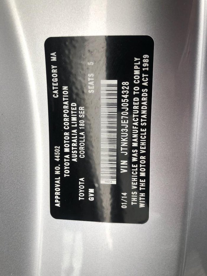 2014 Toyota Corolla Ascent Sport