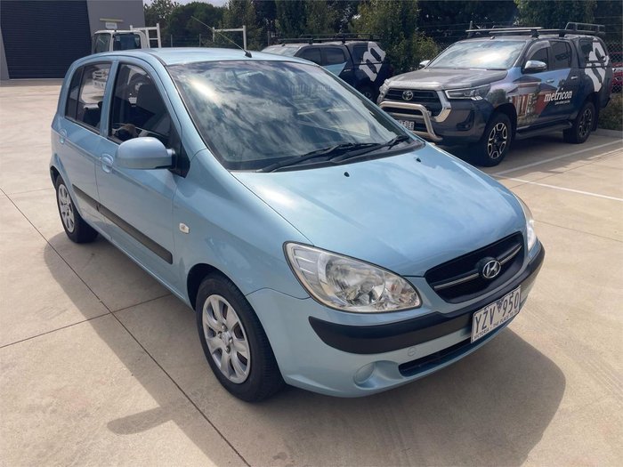 2010 Hyundai Getz S TB MY09 Sky Blue