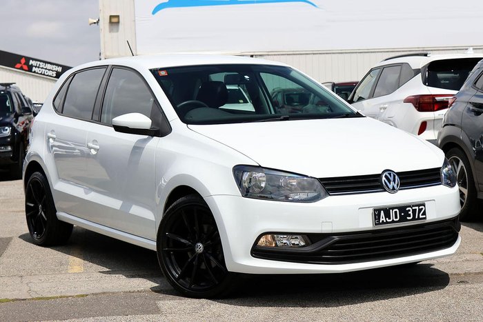 2016 Volkswagen Polo 66TSI Trendline 6R MY16 Pure White