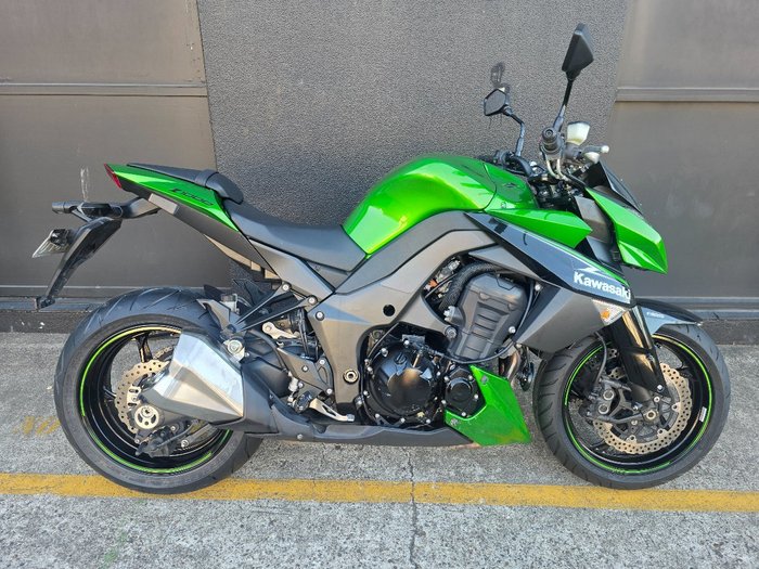 2012 Kawasaki Z1000 GREEN