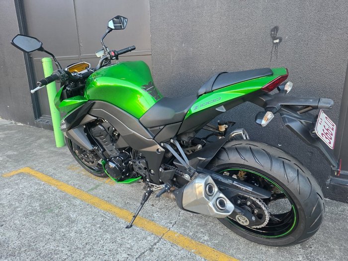 2012 Kawasaki Z1000 GREEN