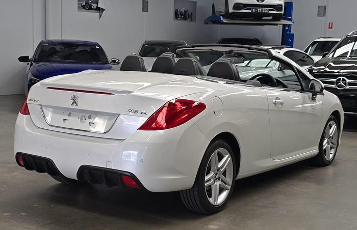 2011 Peugeot 308 CC Allure T7 MY12 Pearl White