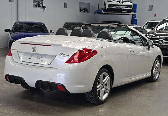 2011 Peugeot 308 CC Allure T7 MY12 Pearl White