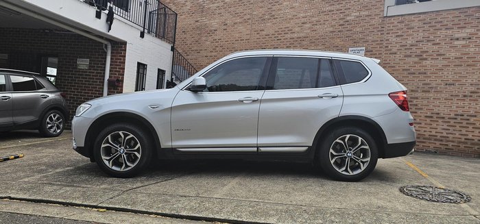 2016 BMW X3 xDrive20d F25 LCI 4X4 Constant Glacier Silver