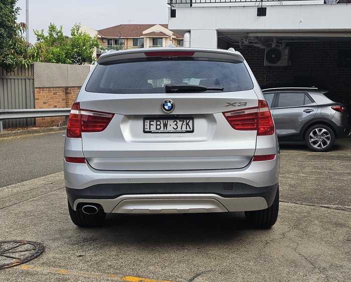 2016 BMW X3 xDrive20d F25 LCI 4X4 Constant Glacier Silver