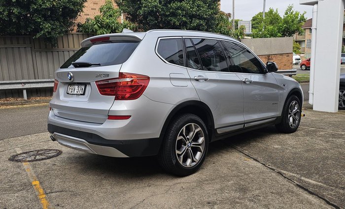 2016 BMW X3 xDrive20d F25 LCI 4X4 Constant Glacier Silver