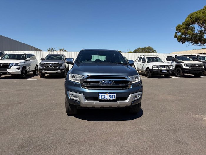 2015 Ford Everest Titanium UA 4X4 Dual Range Blue Reflex