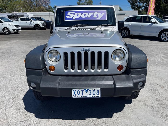 2010 Jeep Wrangler Sport JK MY10 4X4 Bright Silver