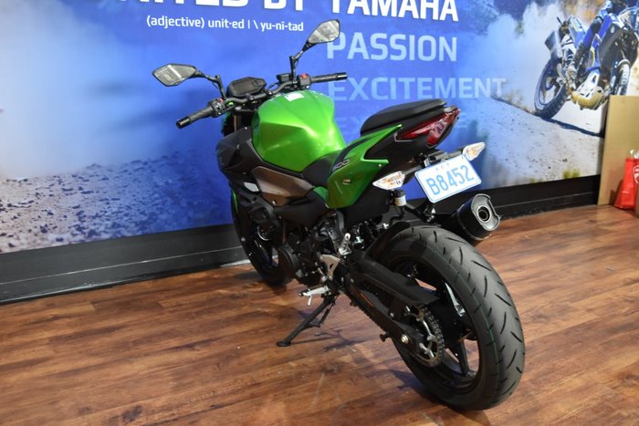 2024 Kawasaki Z500 Green