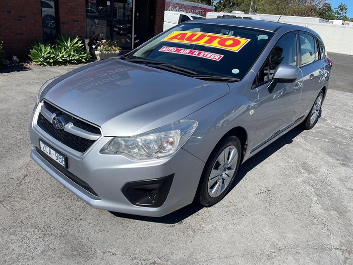 2012 Subaru Impreza 2.0i G4 MY12 AWD Ice Silver
