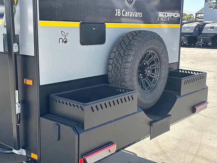 2026 JB Caravans 20'6 Scorpion Sting Rear Door