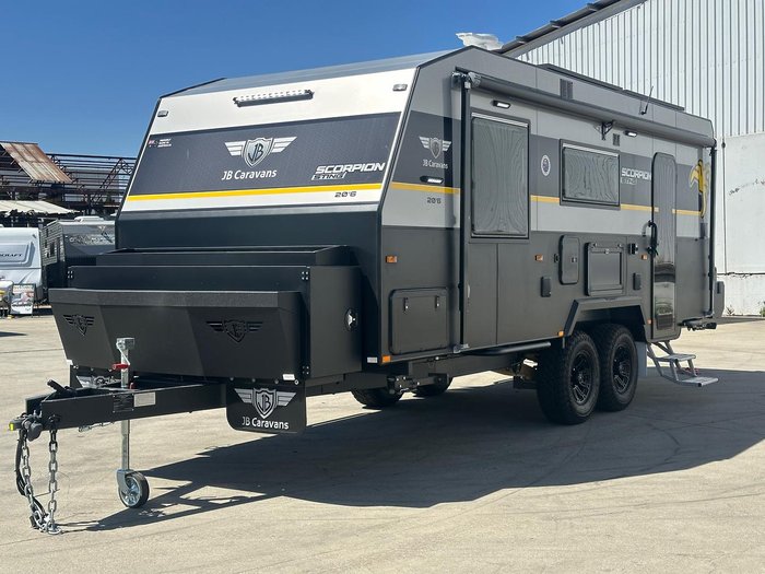 2026 JB Caravans 20'6 Scorpion Sting Rear Door