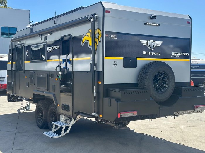 2026 JB Caravans 20'6 Scorpion Sting Rear Door