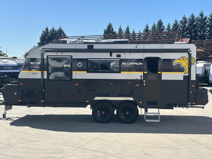 2026 JB Caravans 20'6 Scorpion Sting Rear Door