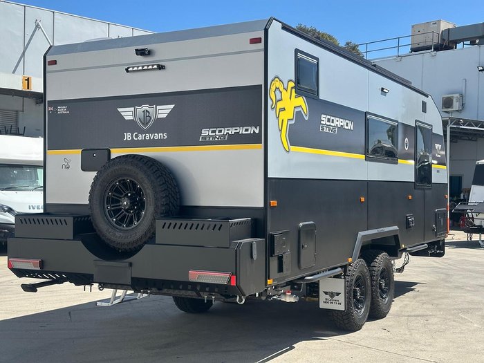 2026 JB Caravans 20'6 Scorpion Sting Rear Door