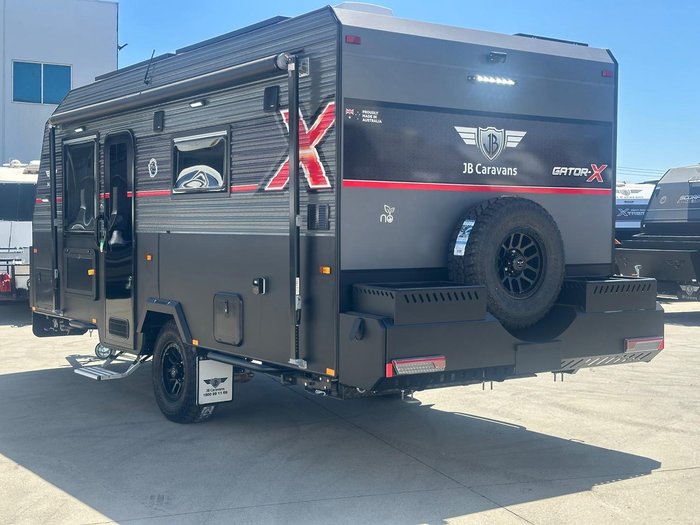 2026 JB Caravans Gator X 17'10 Front Door
