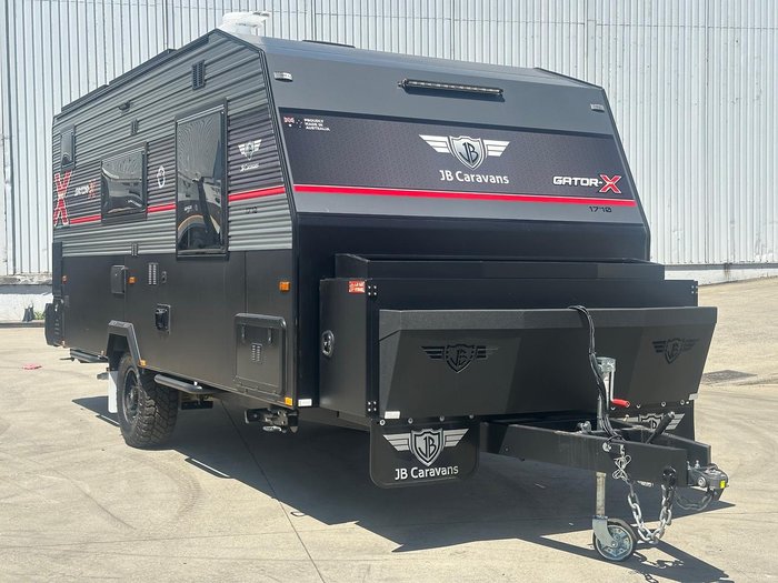 2026 JB Caravans Gator X 17'10 Front Door