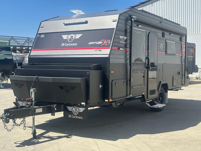 2026 JB Caravans Gator X 17'10 Front Door