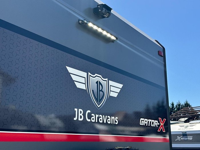 2026 JB Caravans Gator X 17'10 Front Door