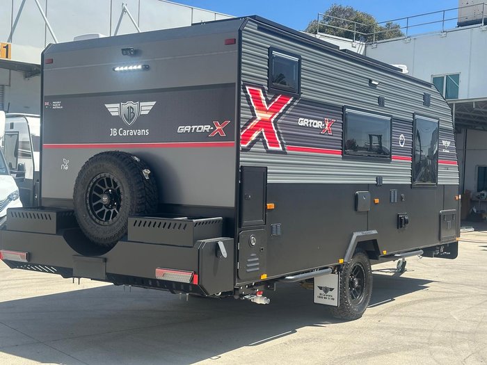 2026 JB Caravans Gator X 17'10 Front Door