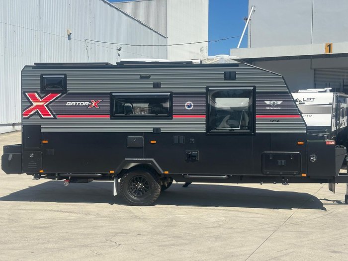 2026 JB Caravans Gator X 17'10 Front Door