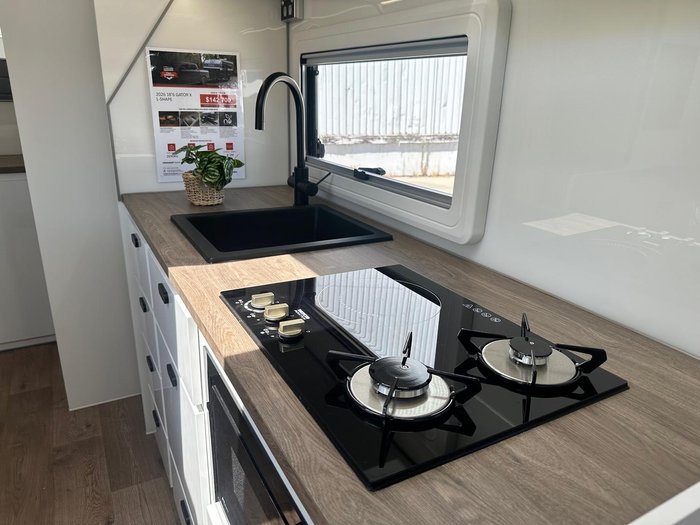 2026 JB Caravans Gator X 18'6 Front Door