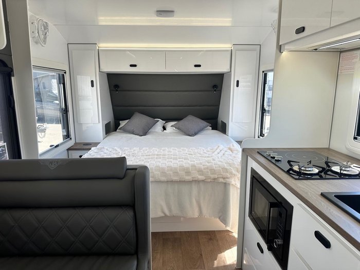 2026 JB Caravans Gator X 18'6 Tandem Axle Rear Door