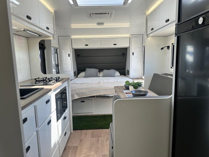 2026 JB Caravans Gator X 18'6 Tandem Axle Rear Door