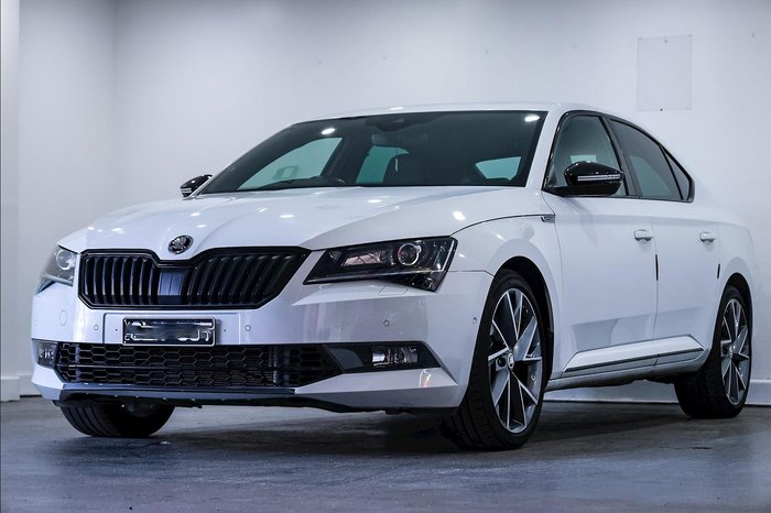 2018 SKODA Superb 206TSI SportLine NP MY18.5 4X4 Constant Moon White