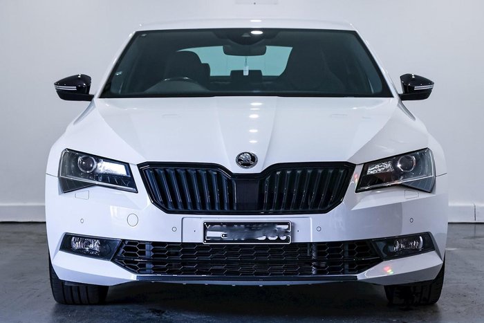 2018 SKODA Superb 206TSI SportLine NP MY18.5 4X4 Constant Moon White