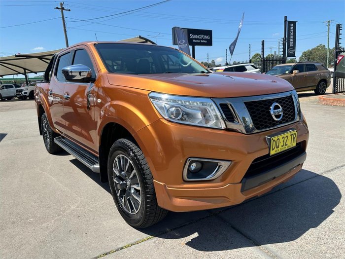 2017 Nissan Navara ST N-SPORT D23 Series 2 4X4 Dual Range Orange