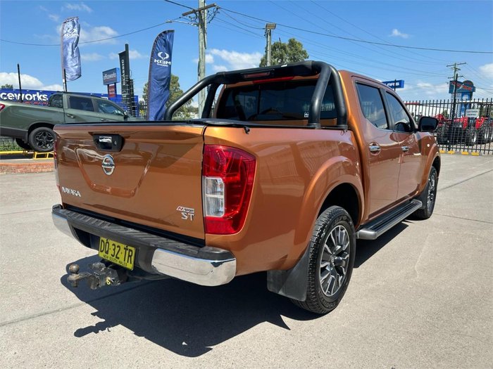 2017 Nissan Navara ST N-SPORT D23 Series 2 4X4 Dual Range Orange