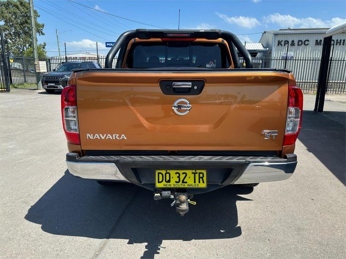 2017 Nissan Navara ST N-SPORT D23 Series 2 4X4 Dual Range Orange