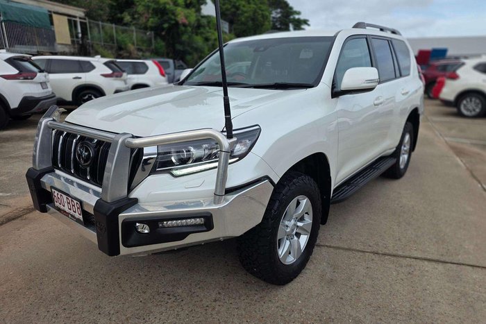 2020 Toyota Landcruiser Prado GXL GDJ150R 4X4 Dual Range White