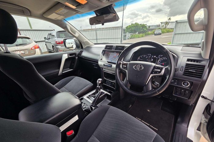 2020 Toyota Landcruiser Prado GXL GDJ150R 4X4 Dual Range White
