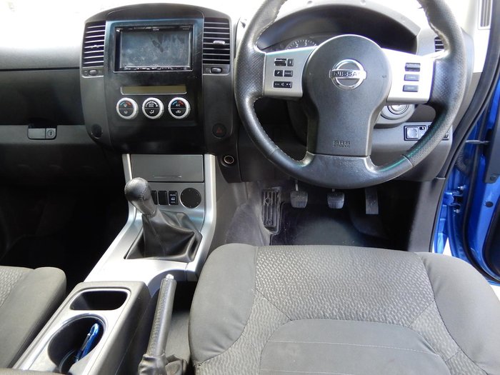 2013 Nissan Navara ST D40 Series 6 4x2 Blue